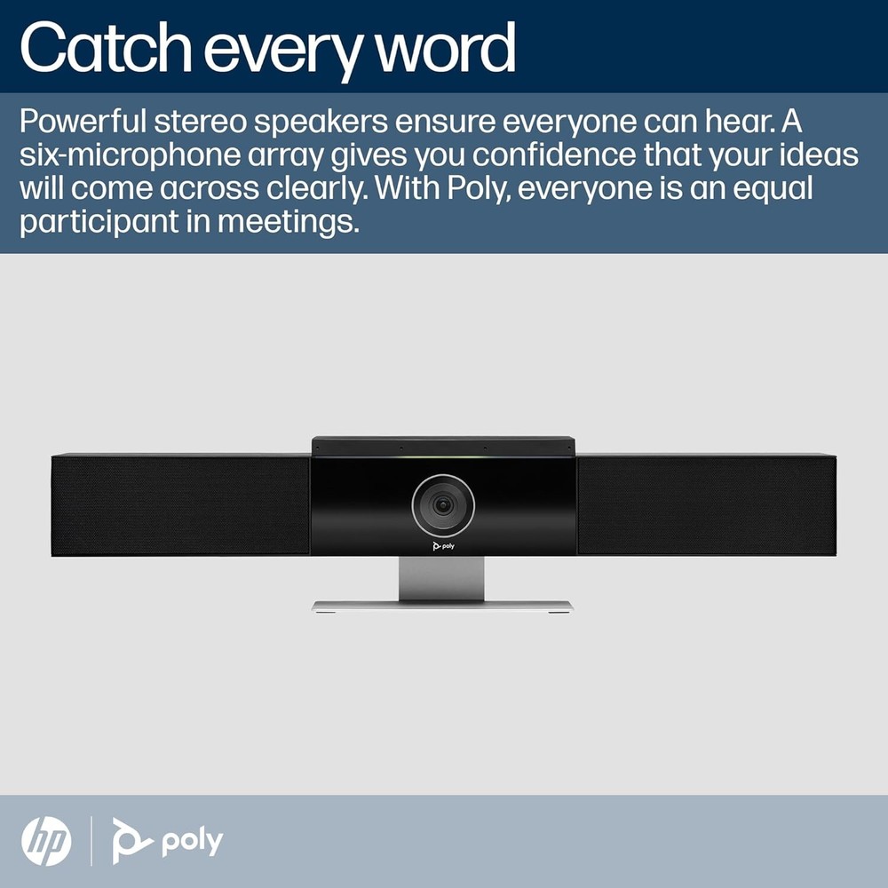 Polycom 7200-85830-001 Audio & Video Conferencing – Poly P009 Studio 842D4AA#ABA