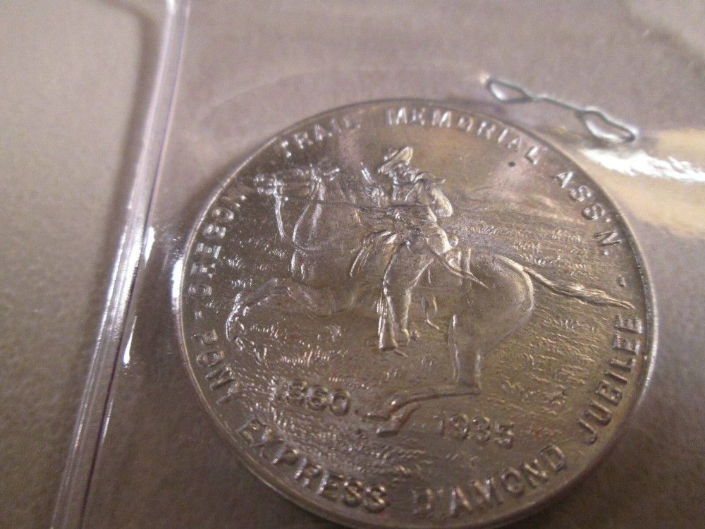 1935 PONY EXPRESS SO-CALLED HALF DOLLAR BU