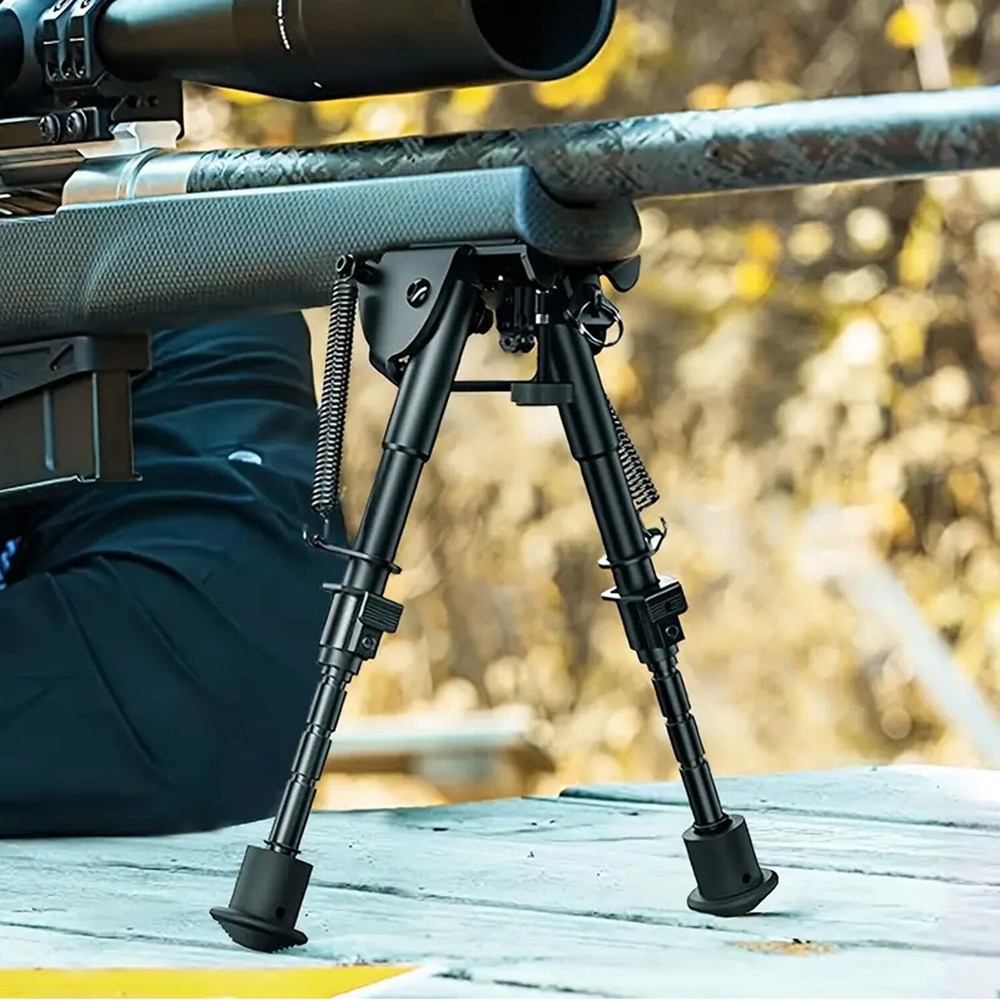 6-9" Adjustable Spring Return Bipod Adapter 20mm Picatinny Rail Mount Adapter
