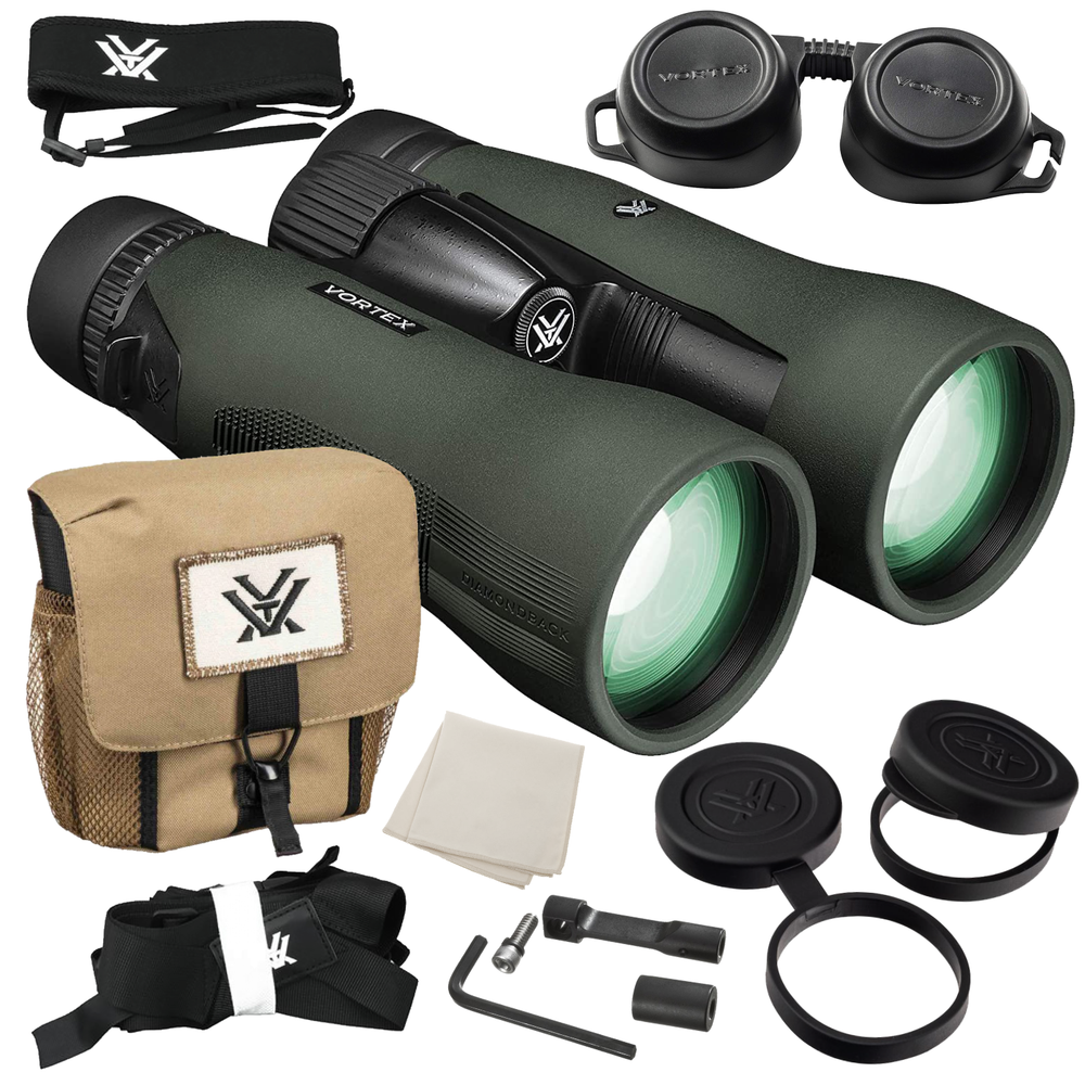 Vortex Optics Diamondback HD 15x56 Binocular with Free Camo Digital Hat Bundle