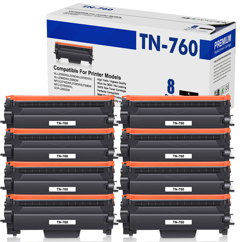 TN760 Toner Cartridge For Brother TN730 DCP-L2550DW HL-L2390DW HL-L2395DW Lot