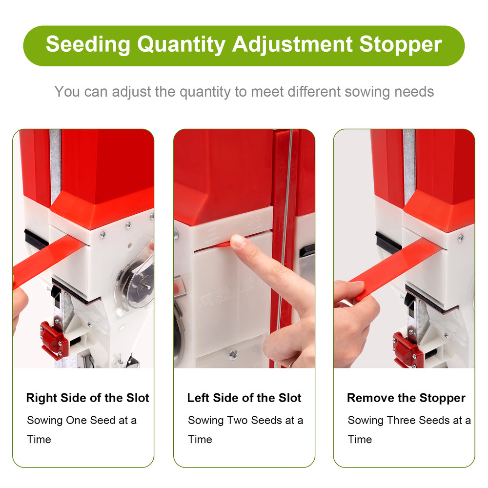 Handheld Applicator Fertilizer Corn Peanut Seed Seeder Garden Planter Tool