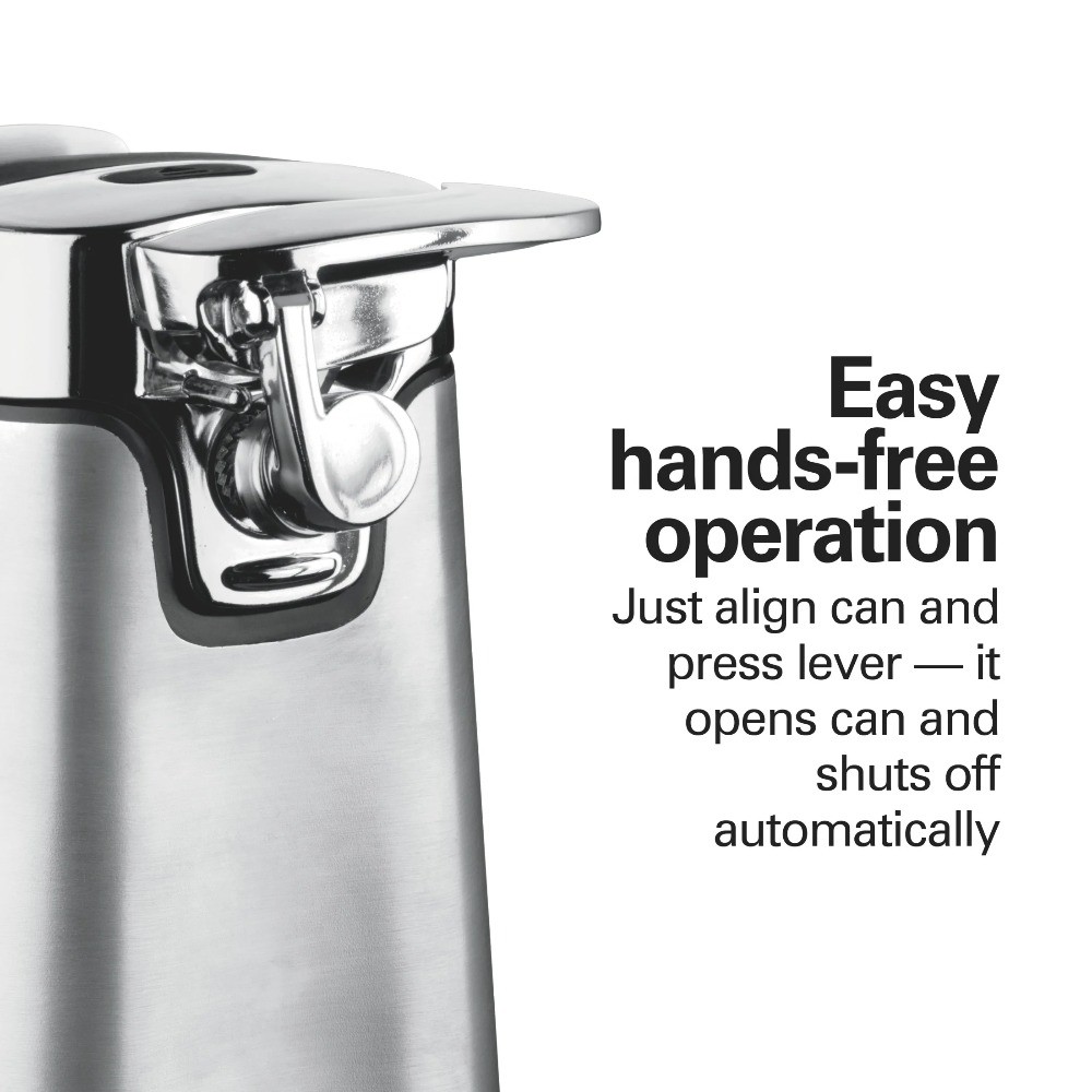 Automatic Electric Can Opener with Multi Tool, Stainless Steel