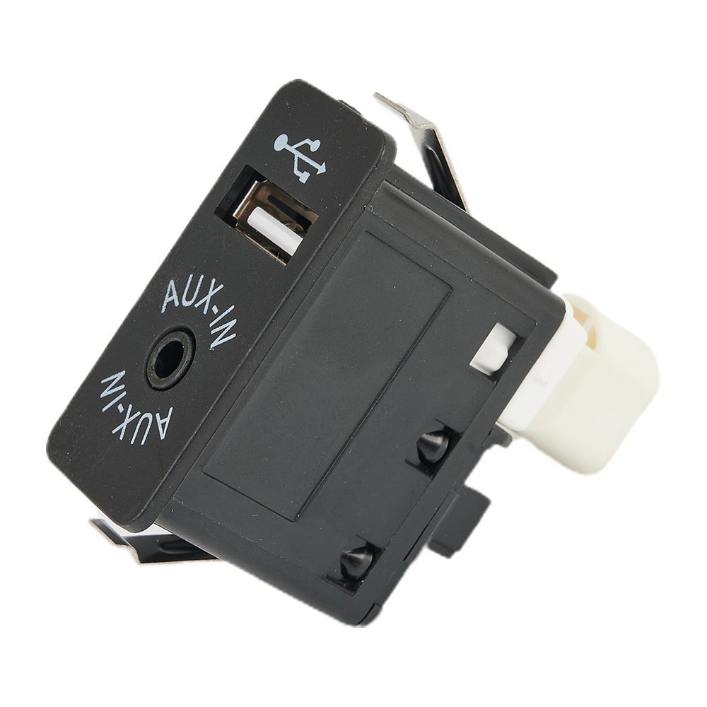 AUX USB Interface Panel Cable Adapter And Socket USB2.0 Black Cable For