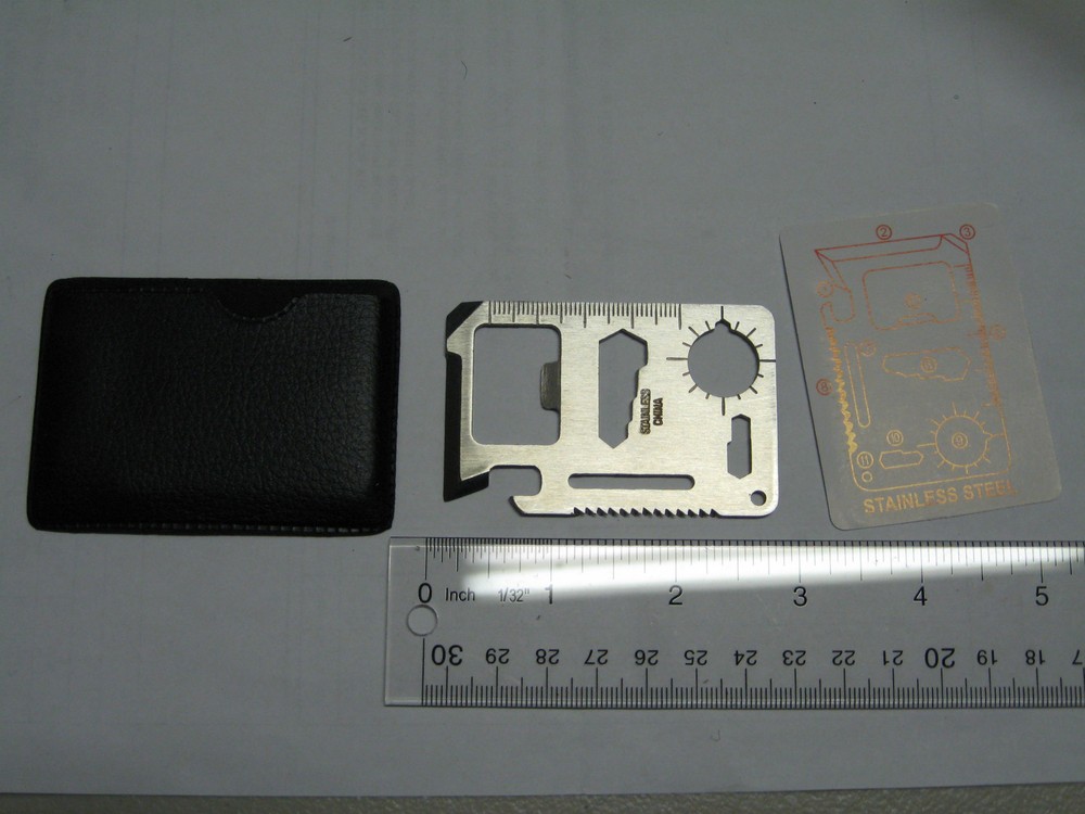 11 Function Credit Card Survival Tool