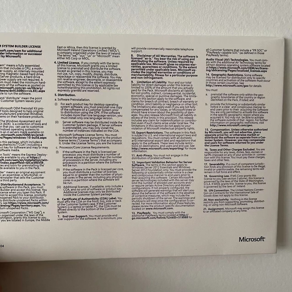 New Microsoft Windows Server 2022 Datacenter - 24 Core - DVD Pack