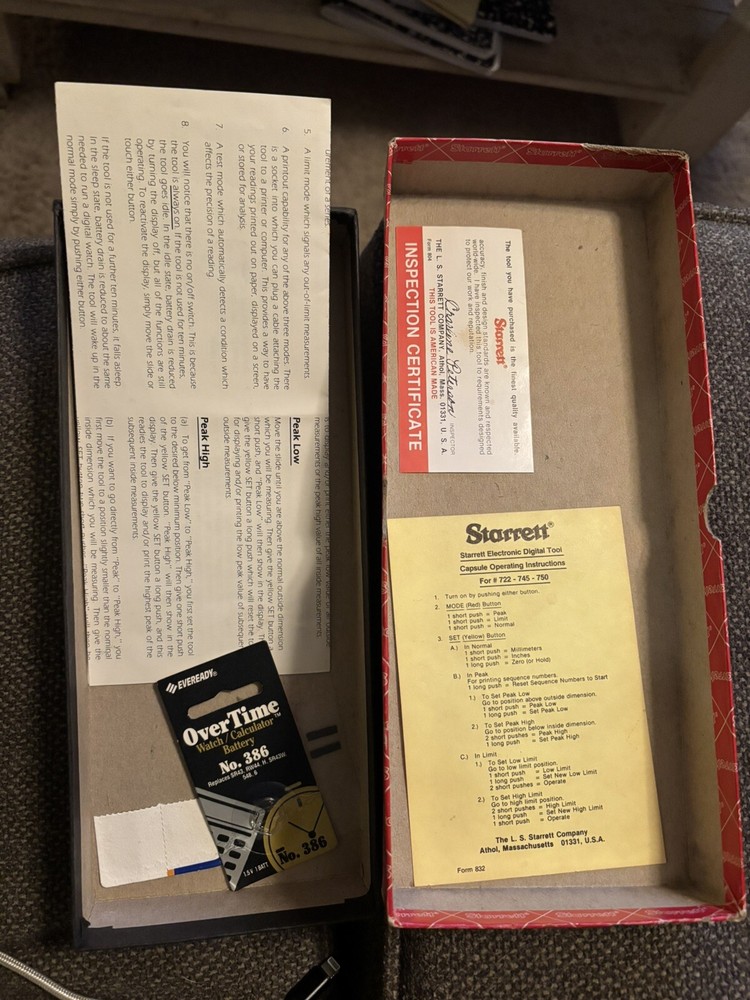 Starrett NO. 722 Calipers