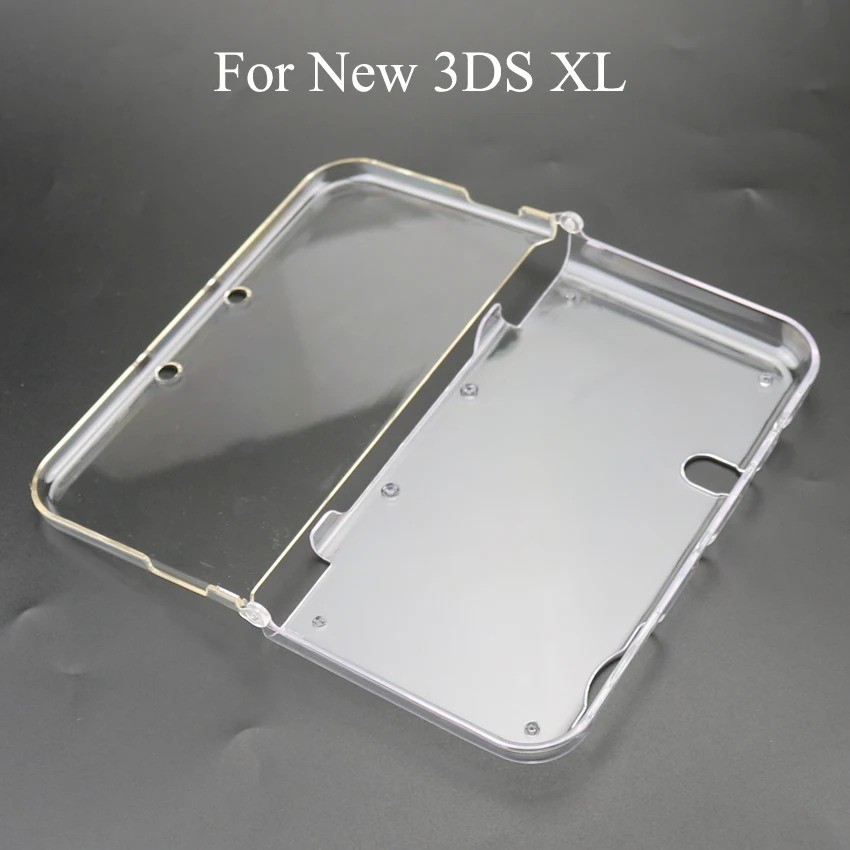 Clear Hard Shell Protective Case Cover for Nintendo 3DS Snap On Crystal