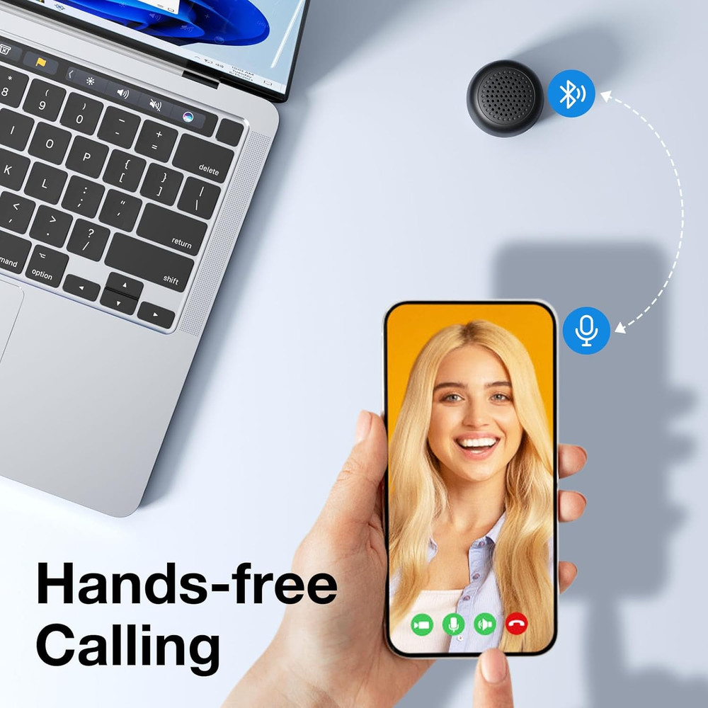 Mini Bluetooth Speaker, Small Tiny Portable Bluetooth 5.0 Speakers Perfect