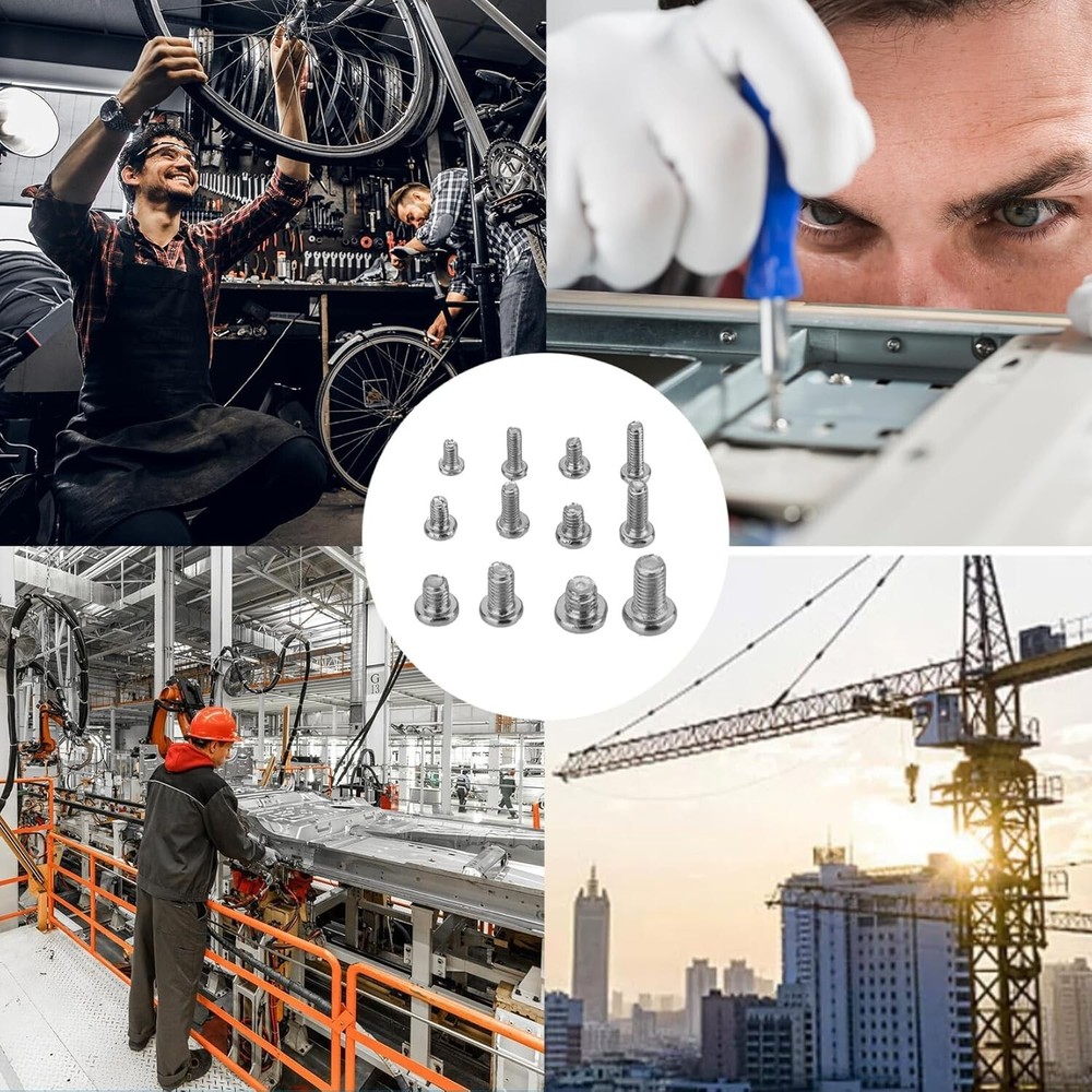 1140Pcs Tiny Screws Electronics M1.4 M1.6 M1.7 M2 M2.5 Replacement Computer Kit