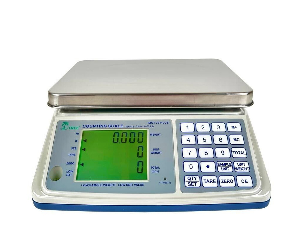 Tree MCT 33 Plus Medium Parts Counting Scale 33lb x 0.001lb *Open Box
