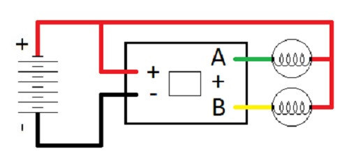 DC Dual Flasher Circuit