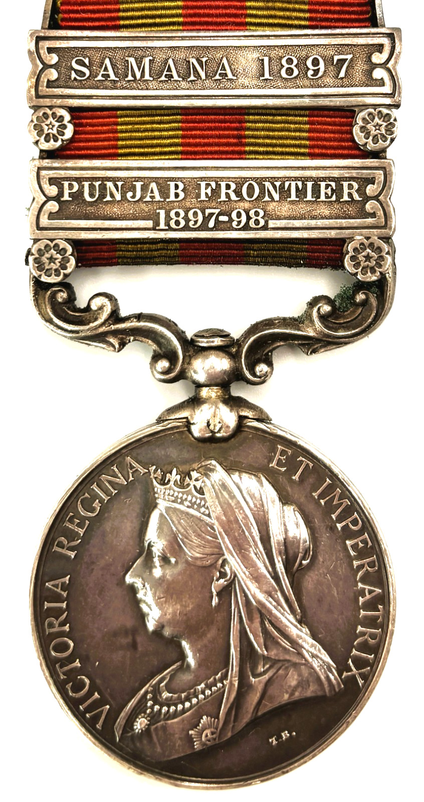 British India General Service Medal Ribbon Samana 1897 Punjab & Frontier 1897-98