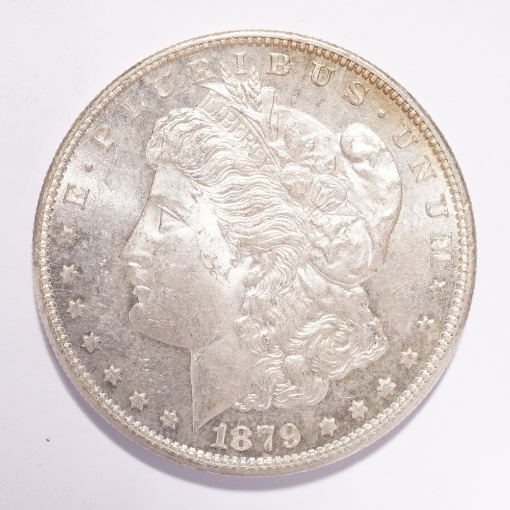 1879-S Morgan Silver Dollar AU
