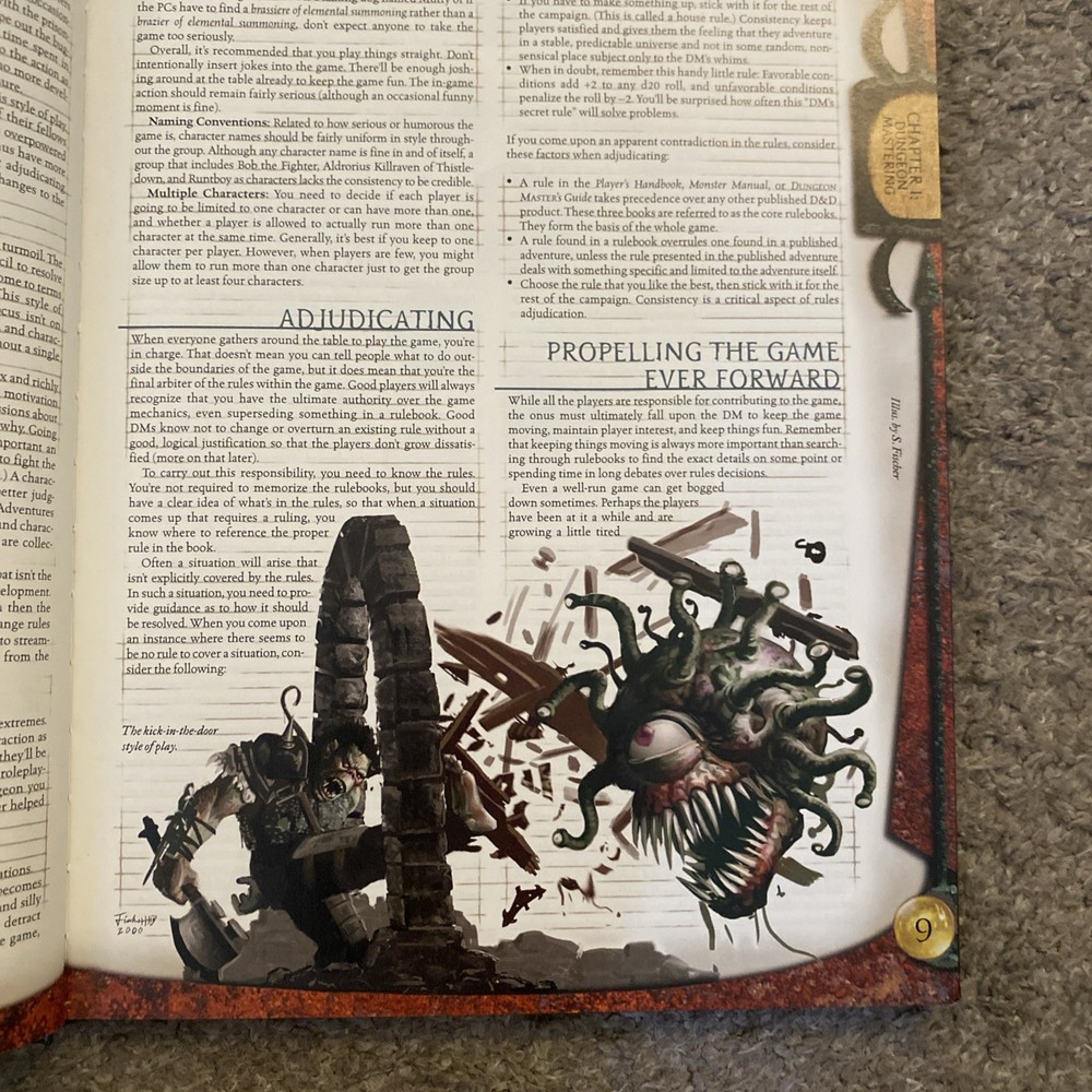 Dungeons & Dragons 3rd Edition Dungeon Masters Guide Core Rulebook 2 (D&D, 2000)