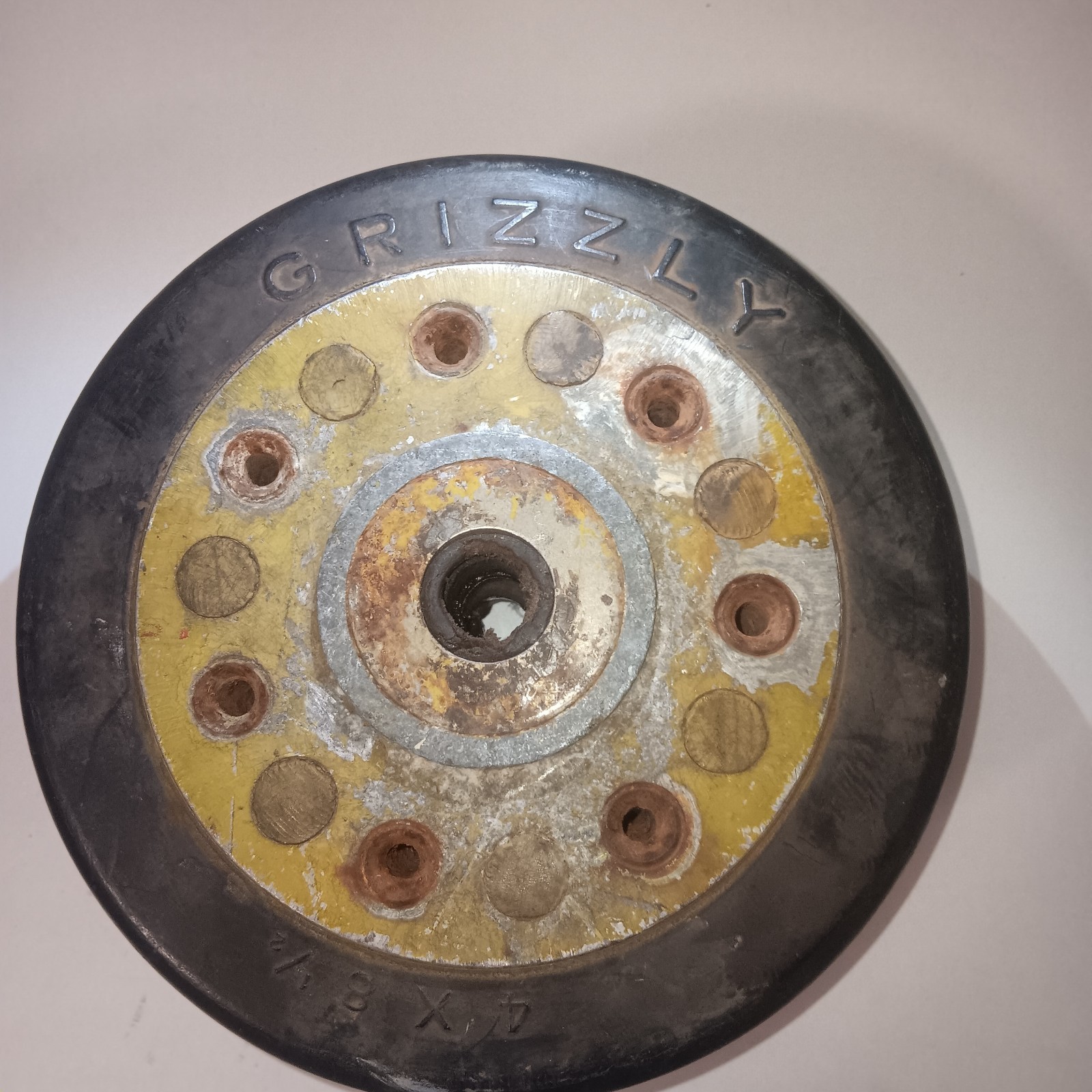 WW2 WWII US Fighter Aircraft Tail Wheel 4 x 8 1/2 By Grizzly