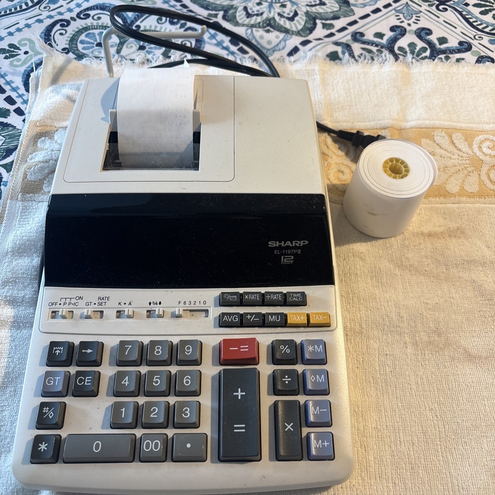 sharp electronic calculator vintage