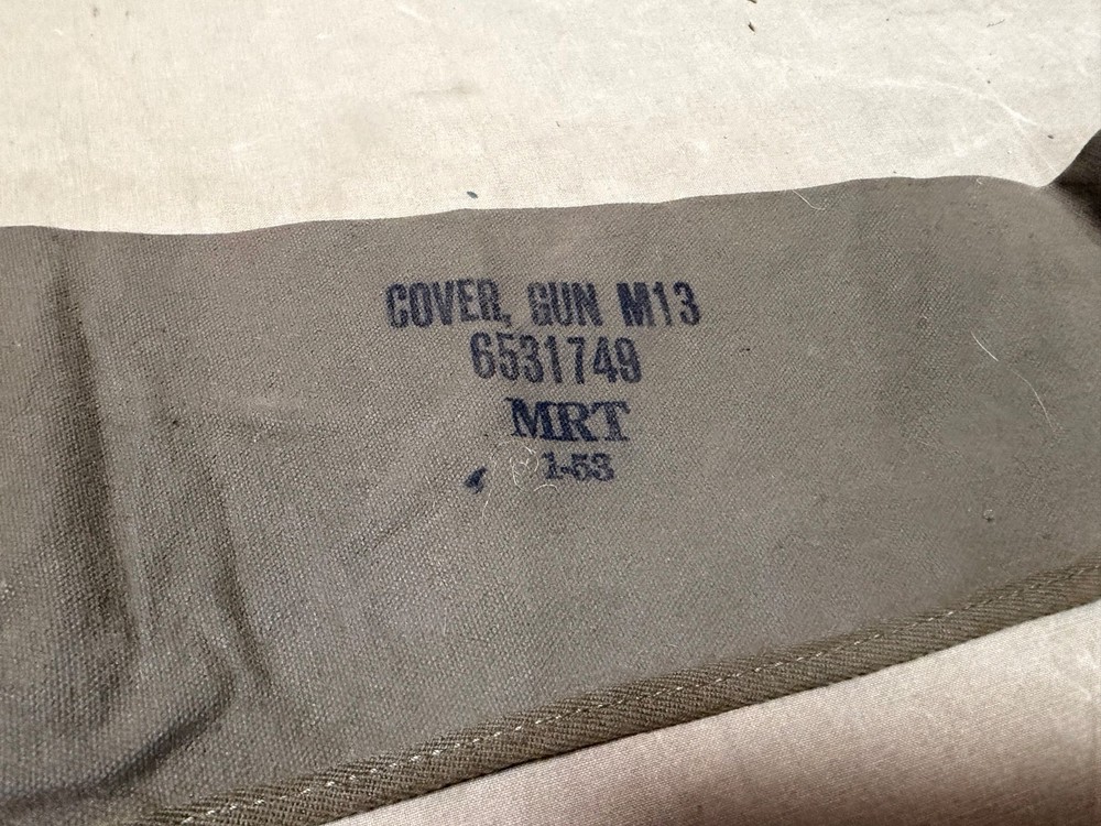 ORIGINAL WWII US ARMY INFANTRY M13 BROWNING m1919 m1919a4 CANVAS COVER CASE