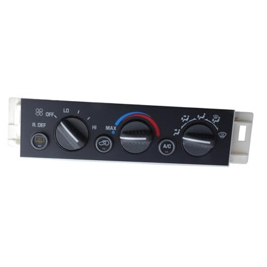 HVAC AC Heater Climate Control Panel Module with Rear Window Defogger Switch