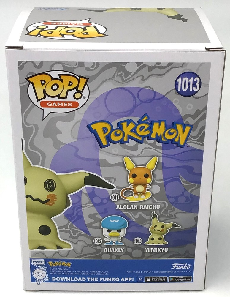 Funko POP! Pokémon Mimikyu #1013 with POP Protector