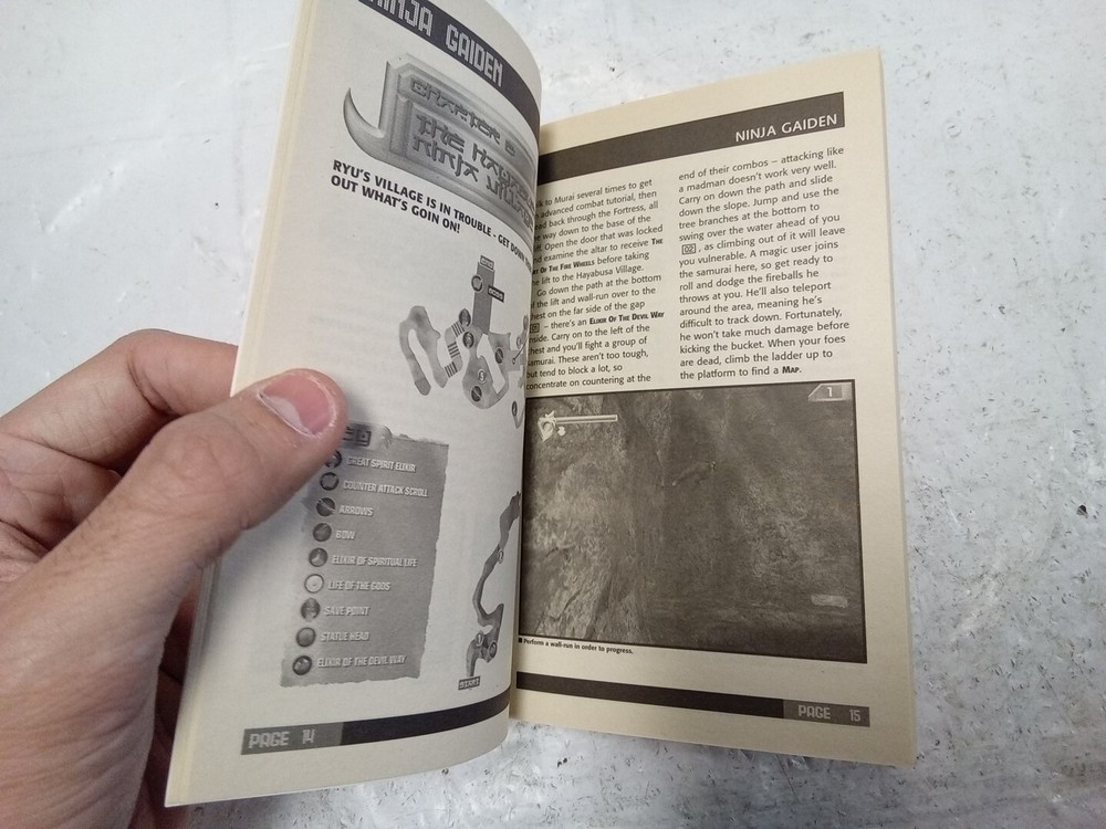 Pocket Solutions Ninja Gaiden Complete Guide *VERY GOOD CONDITION* Xbox