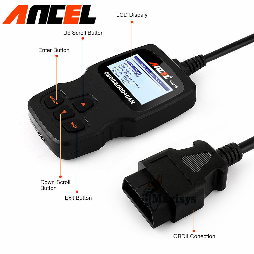 ANCEL AD310 OBD2 Scanner Car Engine Fault Diagnostic Tool Automotive Code Reader