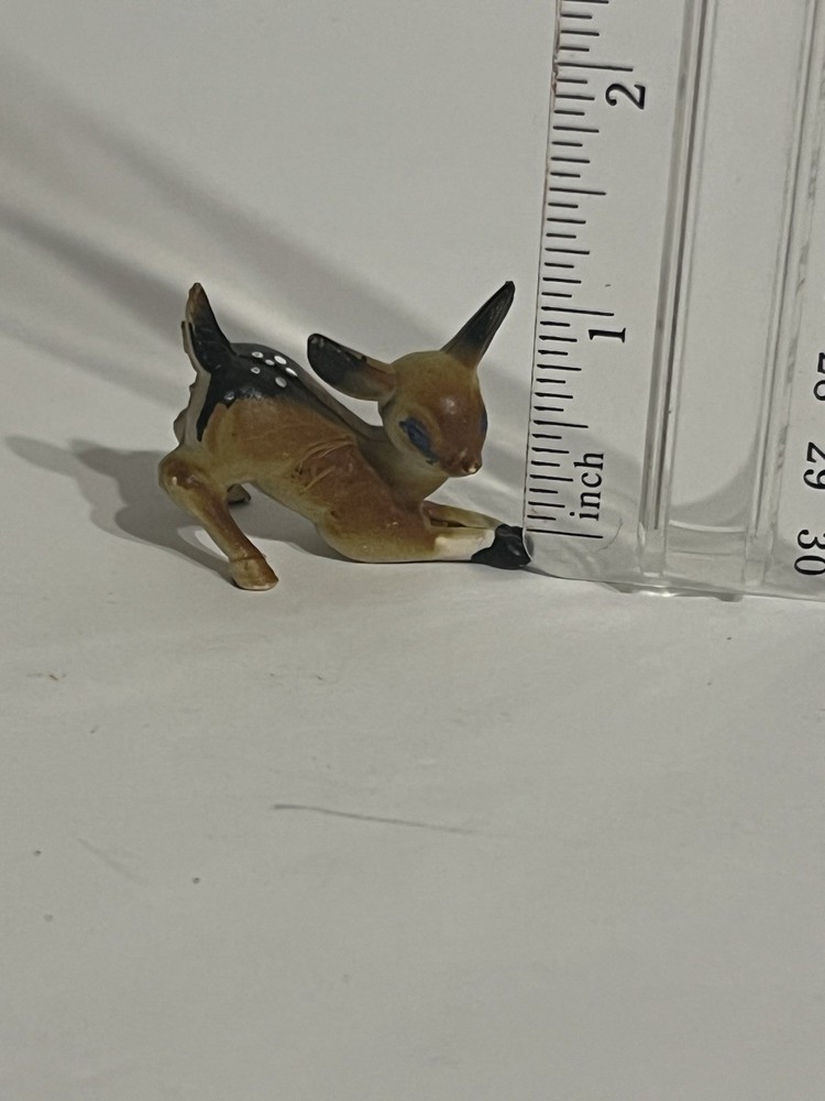 Vintage Miniature Plastic Deer Figures