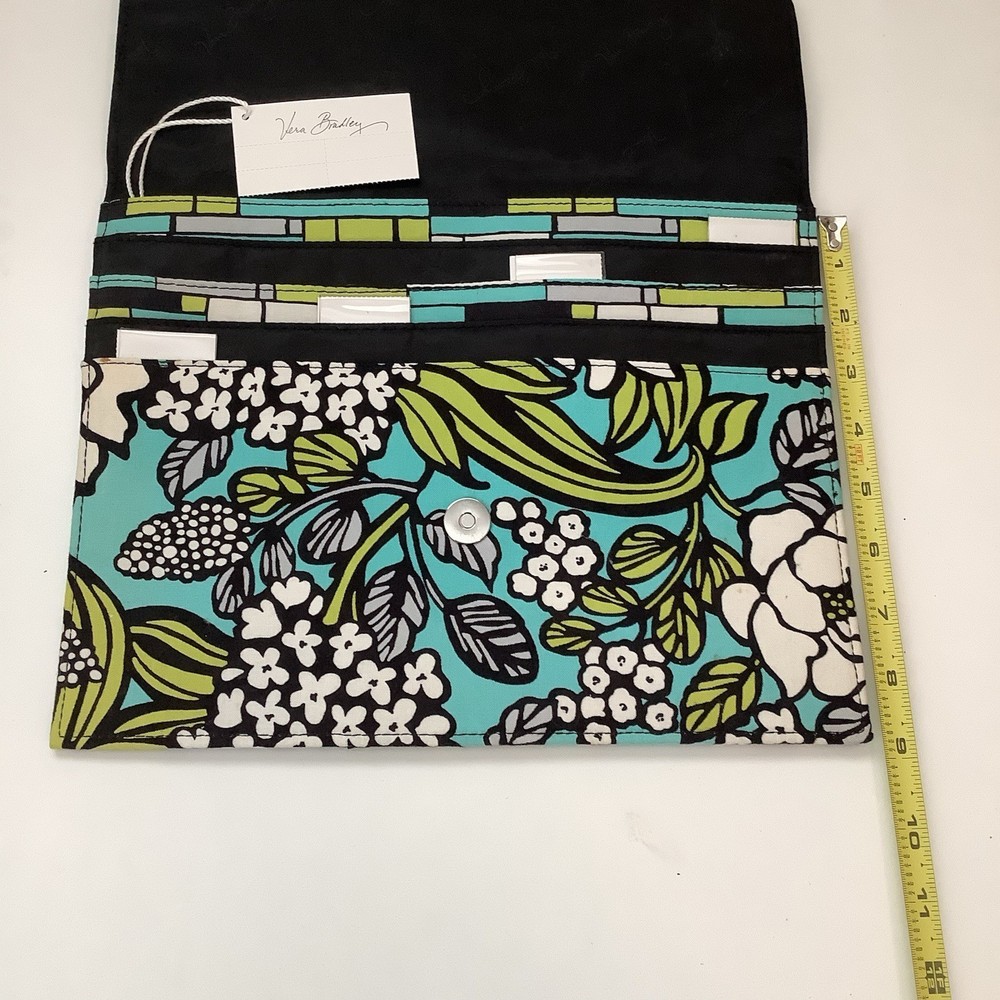 Vera Bradley Island Blooms Pattern Envelope Style Fabric File Folder
