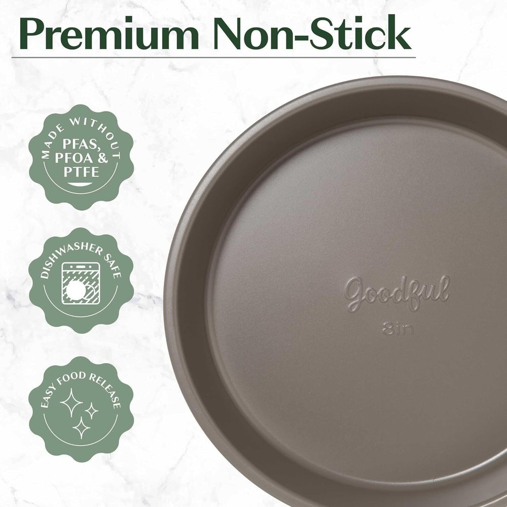 All-In-One Nonstick Bakeware Set Stackable Dishwasher Safe Baking Pan Kitchen