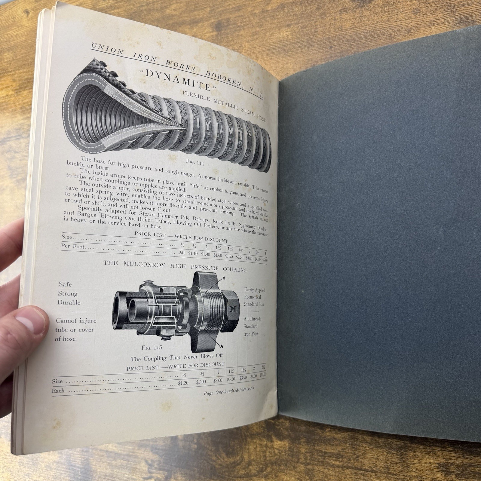 1915 Union Iron Works Hoboken NJ Pile Driving Machinery Catalogue No. 34 Rare