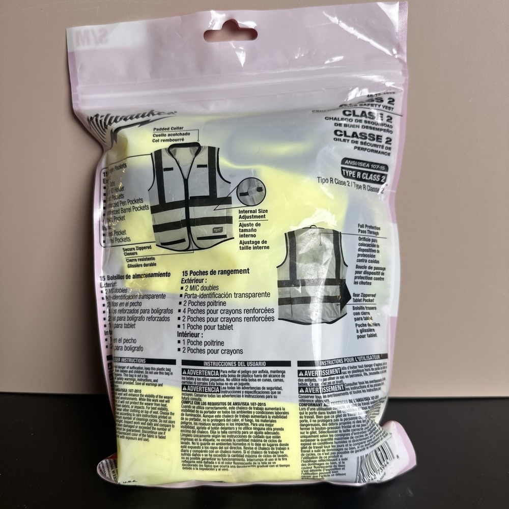 Milwaukee Class 2 Performance Safety Vest S/M 48-73-4522