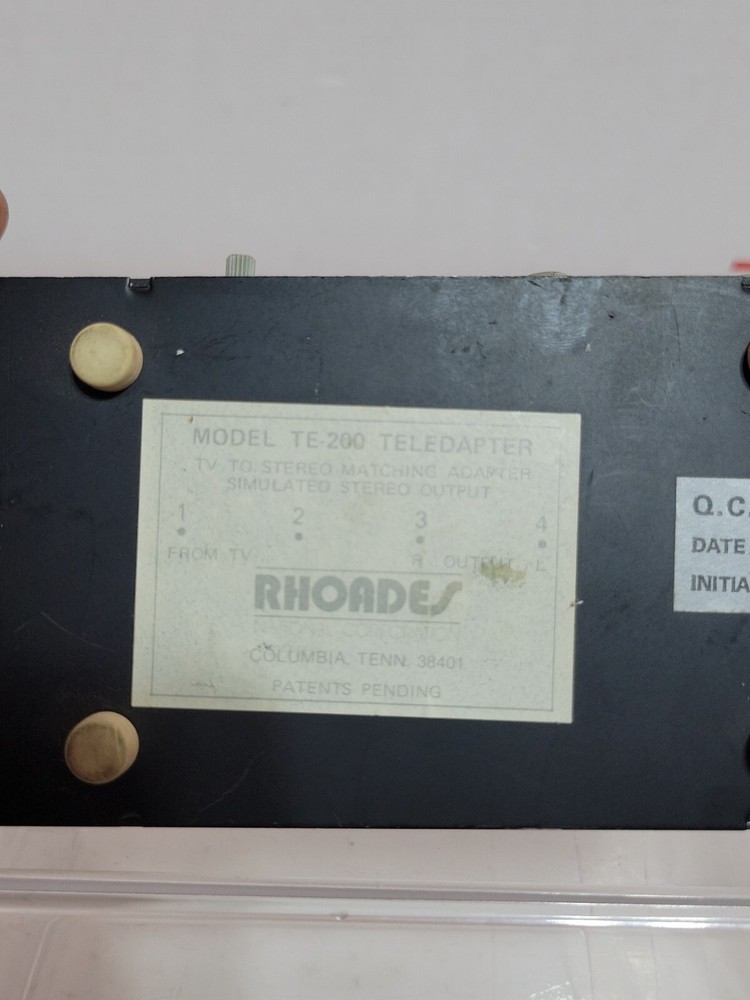 Rhoades Teledapter TE-200