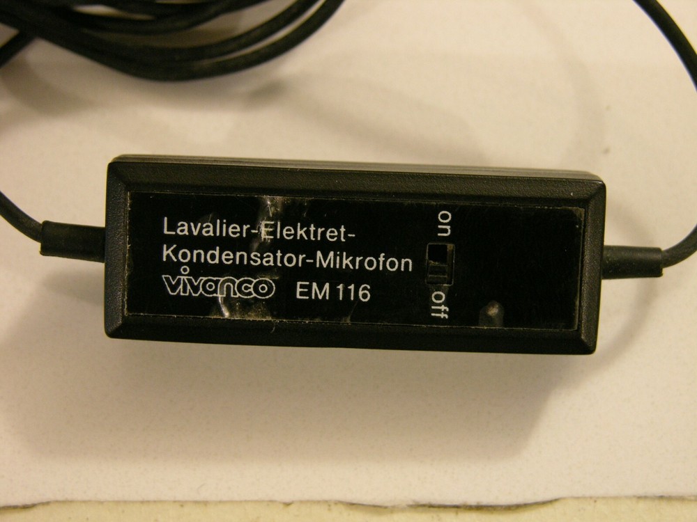 Lavalier Vivanco EM 116 Microphone