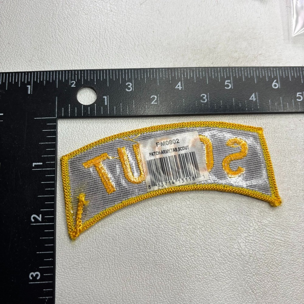 SCOUT Tab Patch (Military Theme) 60XV