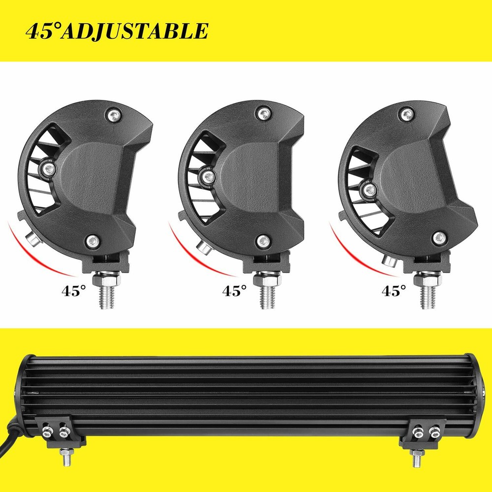 Pair Mount Bracket LED Work Light Bar Cube Pods Base Mounting Holder Universal