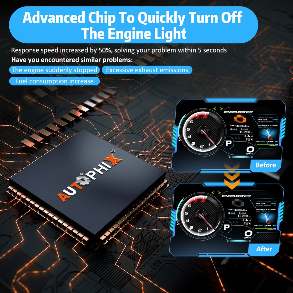 AUTOPHIX 3210 Bluetooth OBD2 Scanner Car Code Readers Professional Battery Test