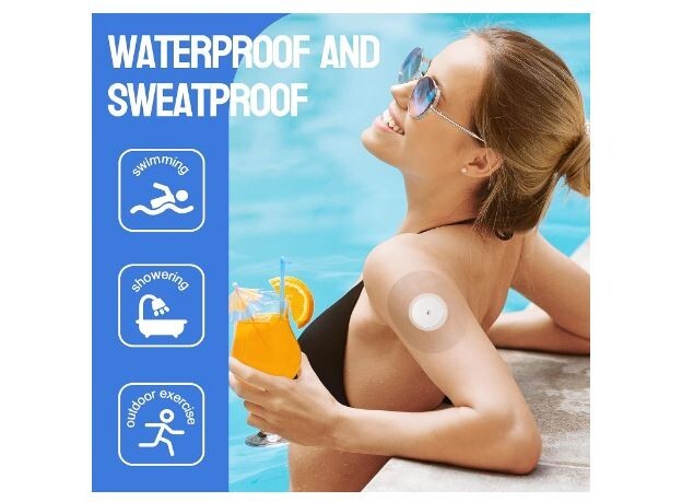 Freestyle Sensor Covers-40 PACK Transparent Sensor Covers Libre 2,3 WATERPROOF