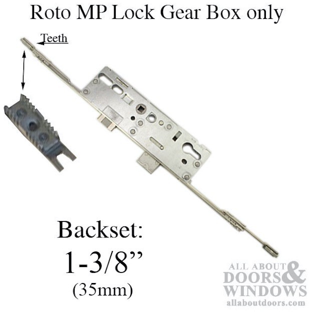 Roto Multipoint Lock Gearbox Current Style 35/92mm Backset Replacement
