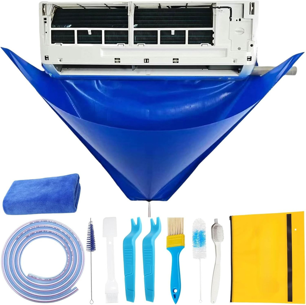 Mini Split Air Conditioner Cleaning Kit - 10 Piece Set