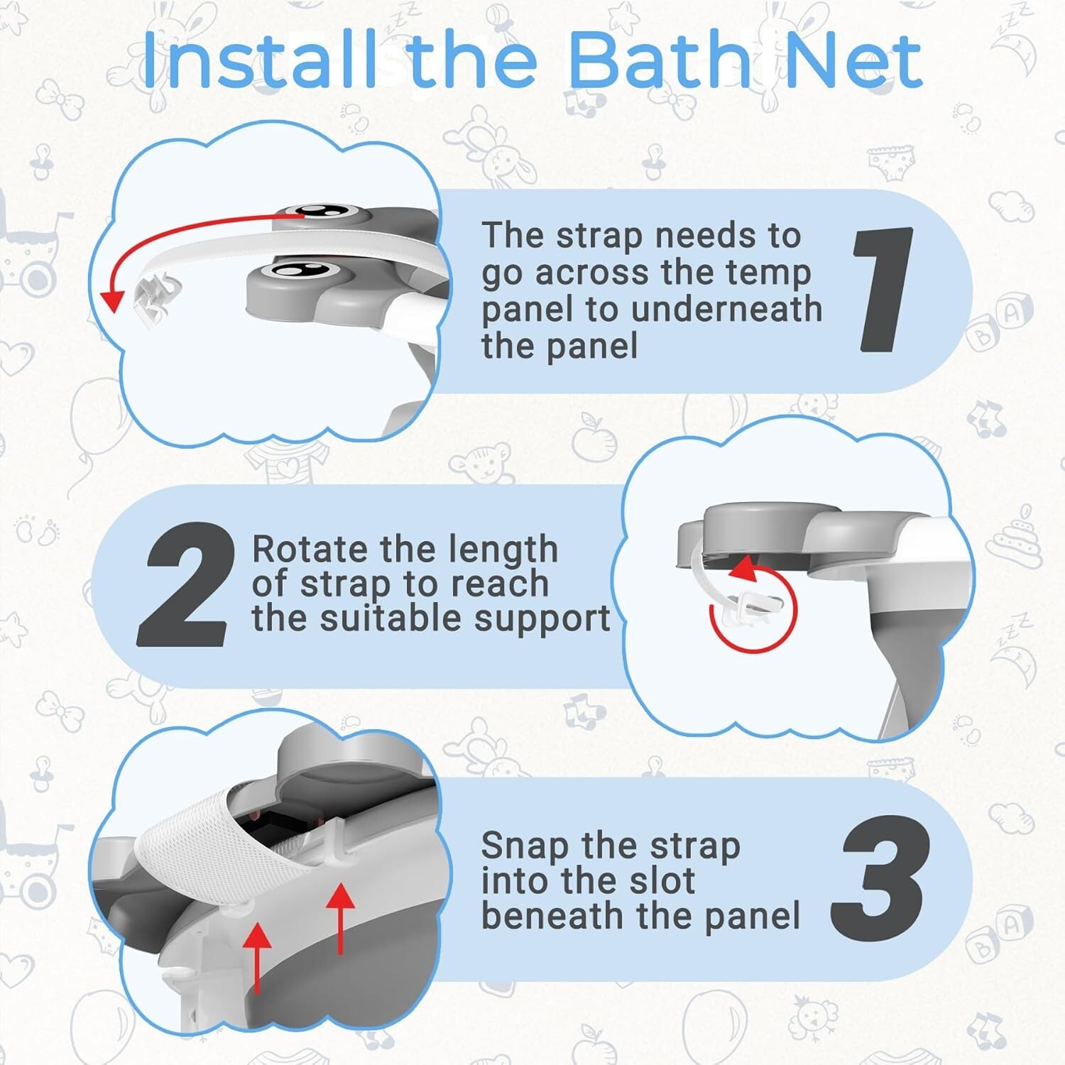 Bañera para bebé, bañera plegable para recién nacidos, ideal para bebés y niños