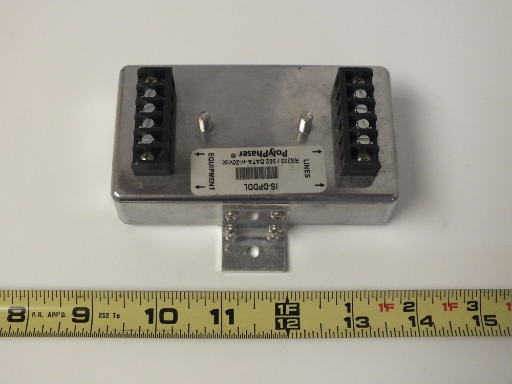 New NOS PolyPhaser IS-DPDDL RS232 562 DATA +/-20Vdc Impulse Suppressor