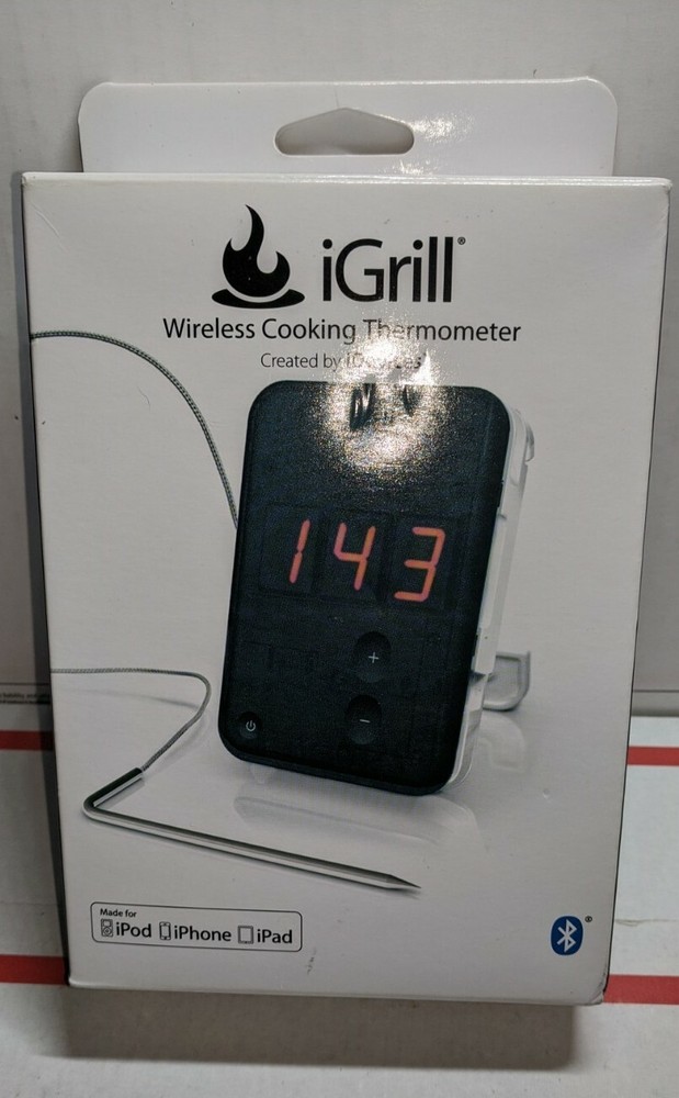 iDevices iGrill Bluetooth Connected Smart Internal Thermometer New Open Box