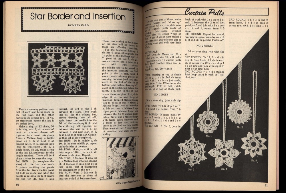 OLDE TIME NEEDLEWORK 1983 special * 35 PATTERNS magazine CROCHET SMOCKING + more