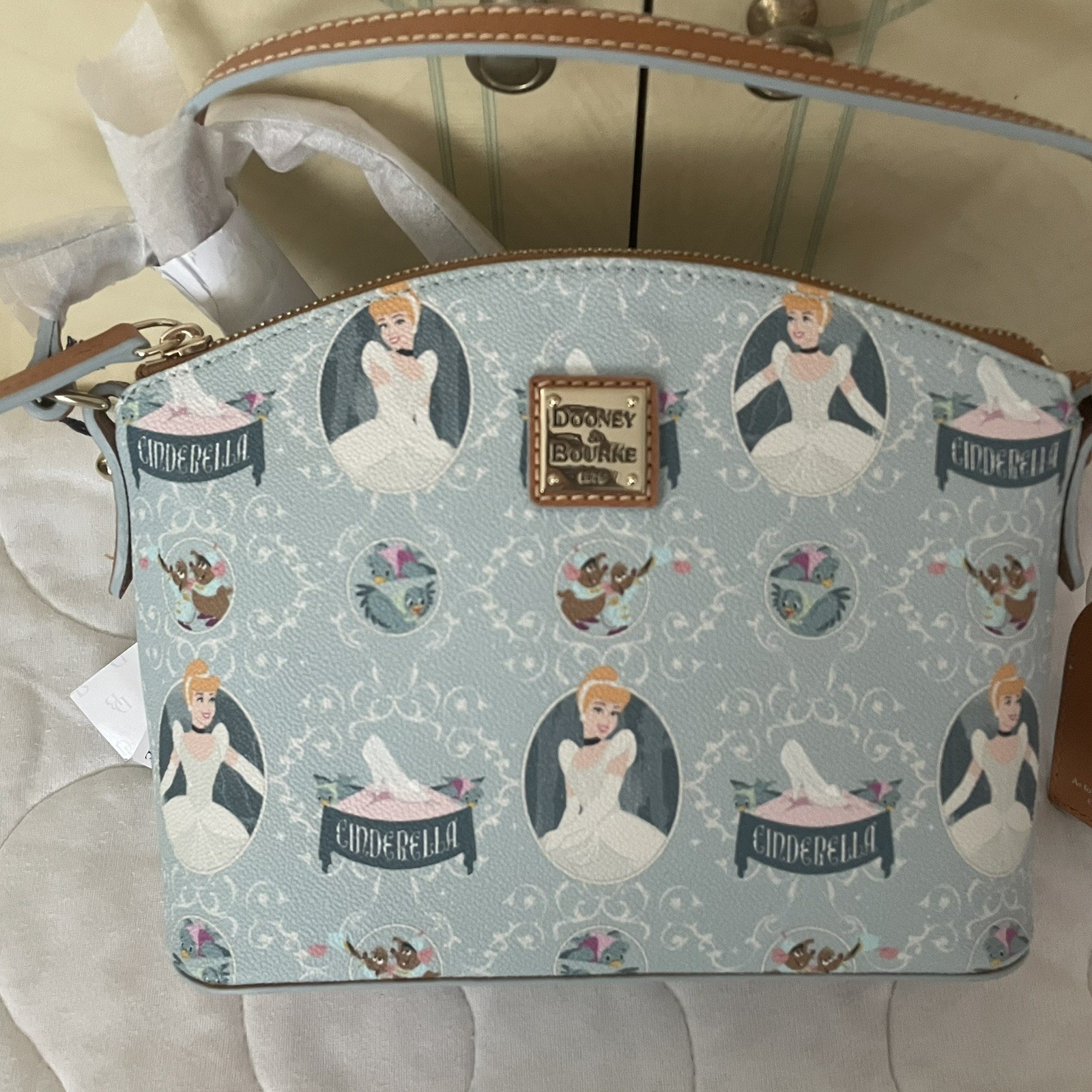 Disney Dooney & Bourke Cinderella 75th Anniversary Crossbody Bag NWT