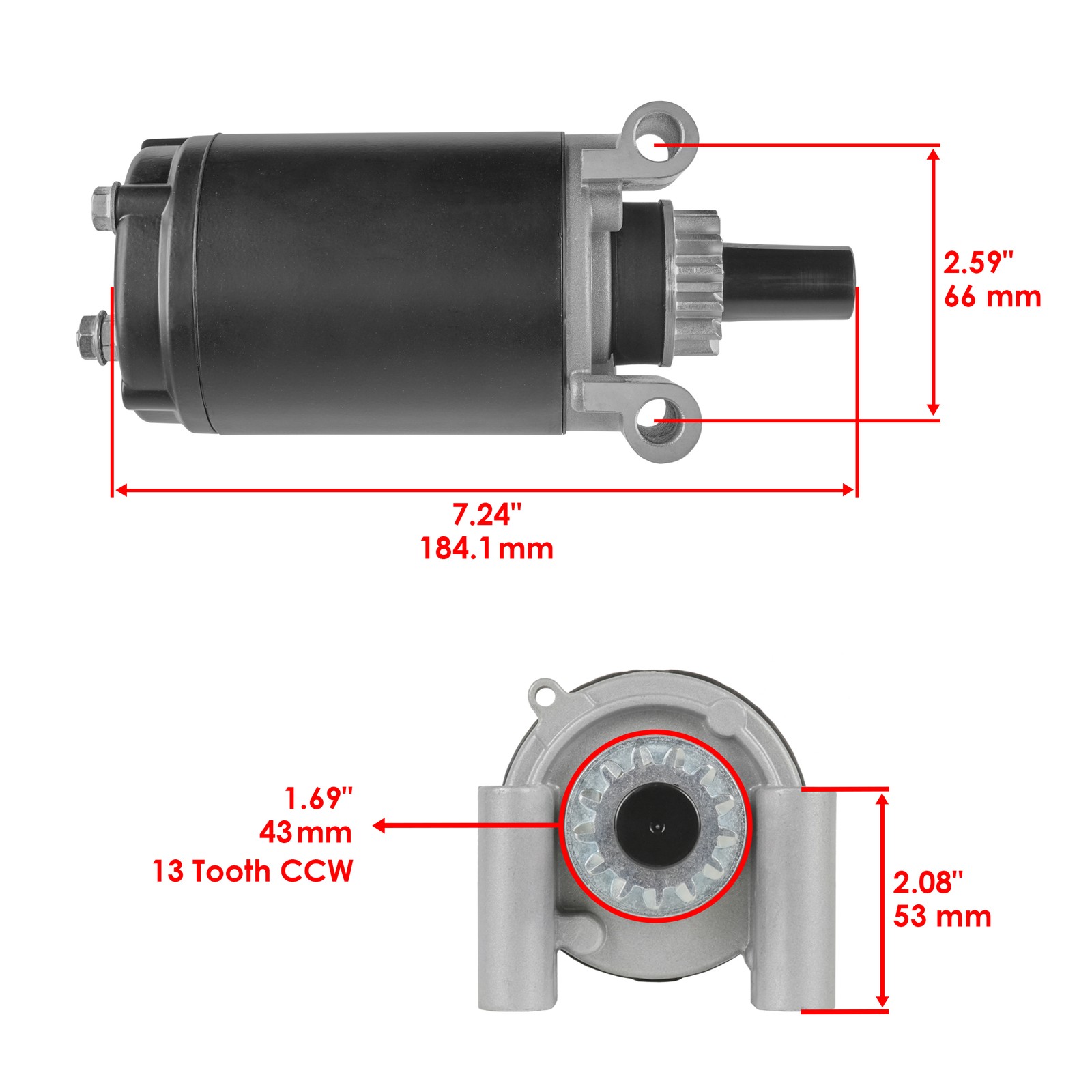 Starter for Kohler 1209809S 1209814 1209814S 1209805 1209806