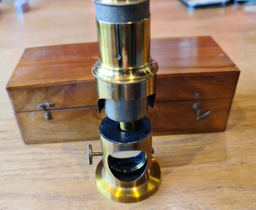 Early 20th Century Students/ Travel Microscope cased