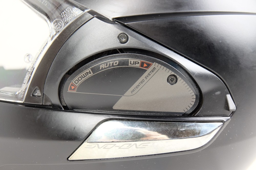 SHARK EVO One 2 Solid Helmet Black w/ Carry Bag Size Large