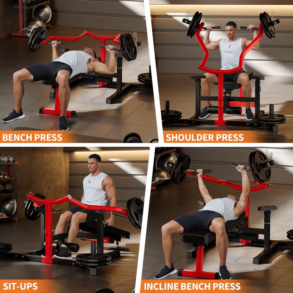 Multi-Functional Bench Press Machine for Home,Chest & Shoulder Strength Training