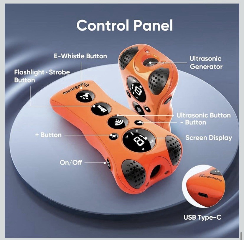 Adjustable Ultrasonic Dog Trainer – Variable Frequency Pet Behavior Tool