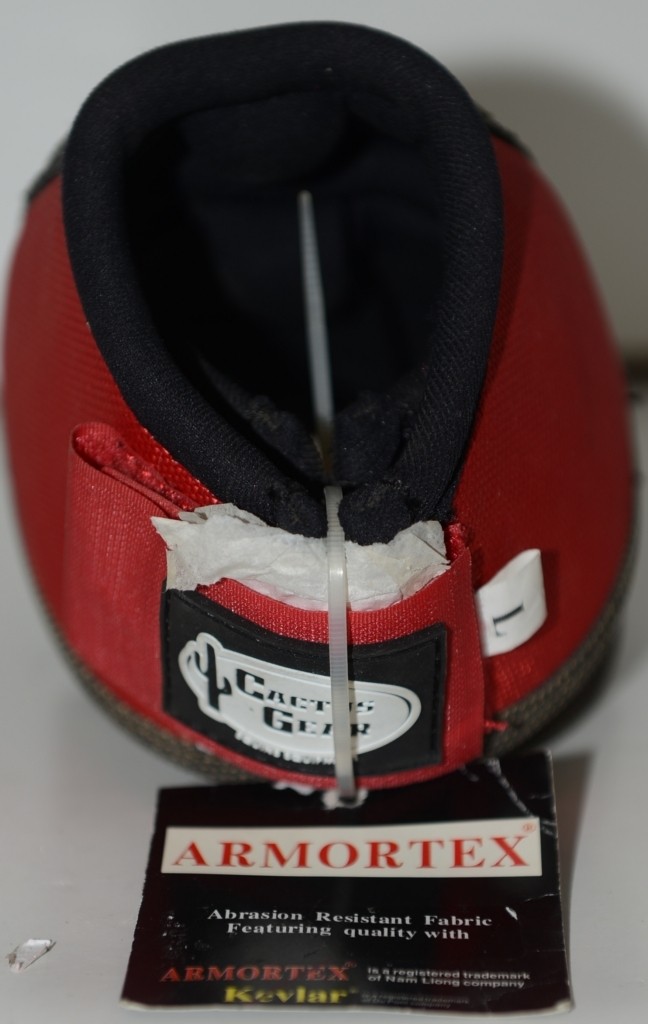 Cactus Gear ARMORTEX Large Red Axiom No Turn Bell Boots Horse 1 pair